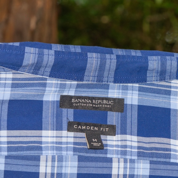 Banana Republic CAMDEN Fit Button Down (blue) - Picture 4 of 4